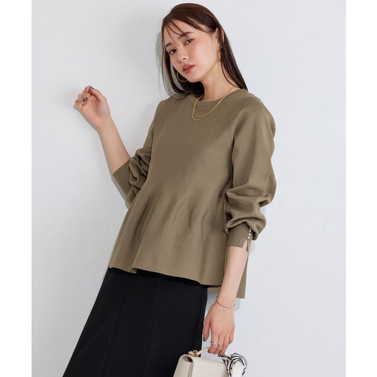 構築デザインペプラムニット ニット ペプラム | Pierrot | 詳細画像27