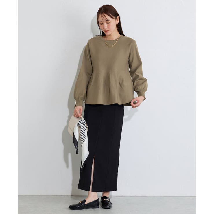 構築デザインペプラムニット ニット ペプラム | Pierrot | 詳細画像28