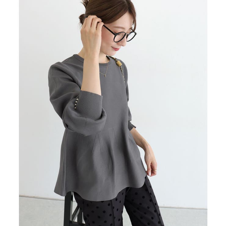 構築デザインペプラムニット ニット ペプラム | Pierrot | 詳細画像29