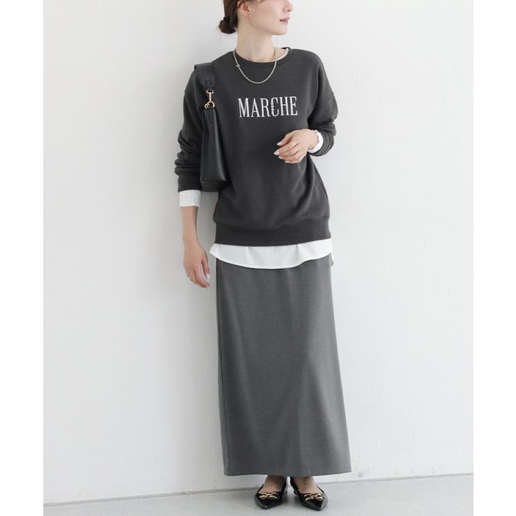 ビジューロゴデザインスウェット スウェット ビジュー | Pierrot | 詳細画像30 