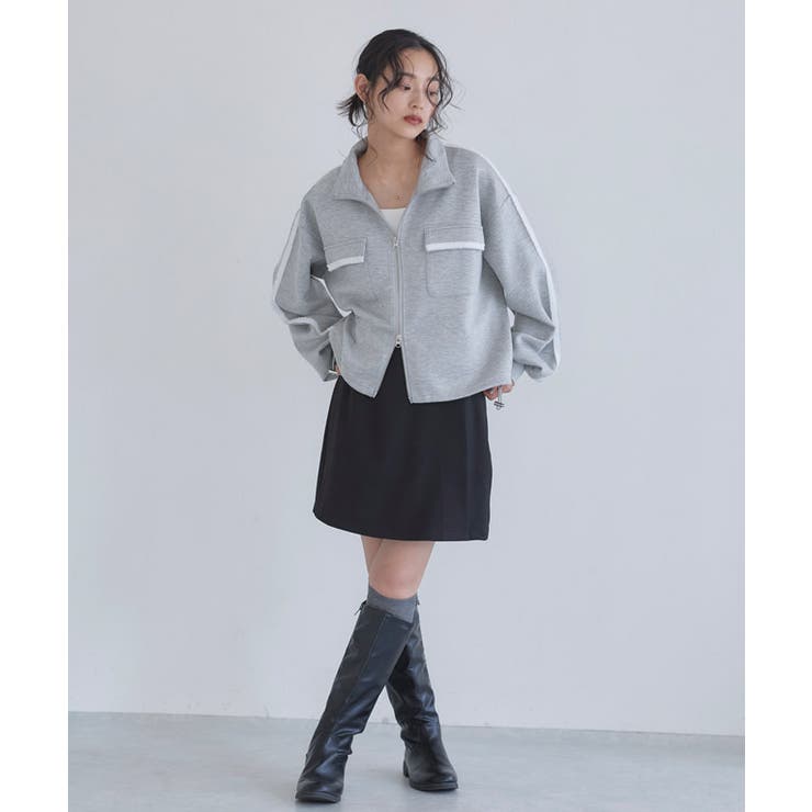 [ECLAM] フリンジラインポンチZIPプルオーバー プルオーバー | Pierrot | 詳細画像19 