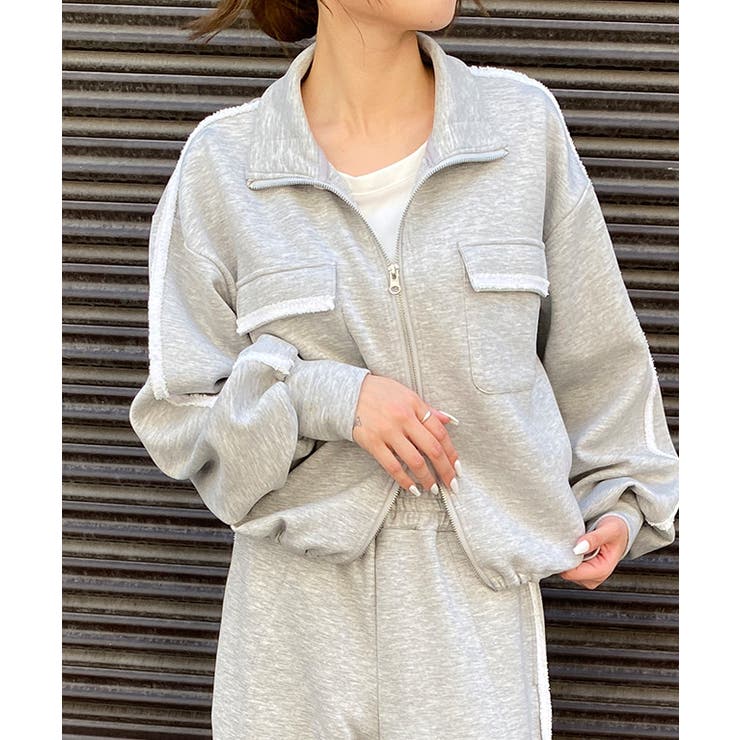 [ECLAM] フリンジラインポンチZIPプルオーバー プルオーバー | Pierrot | 詳細画像21 