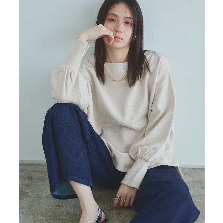 [RASW]ボートネックルーズプレーティングスウェット スウェット ボートネック | Pierrot | 詳細画像22 