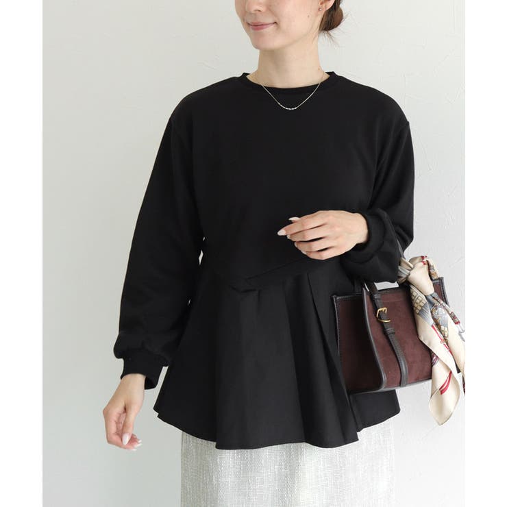 異素材ドッキングアシメプルオーバー プルオーバー アシメ | Pierrot | 詳細画像21 