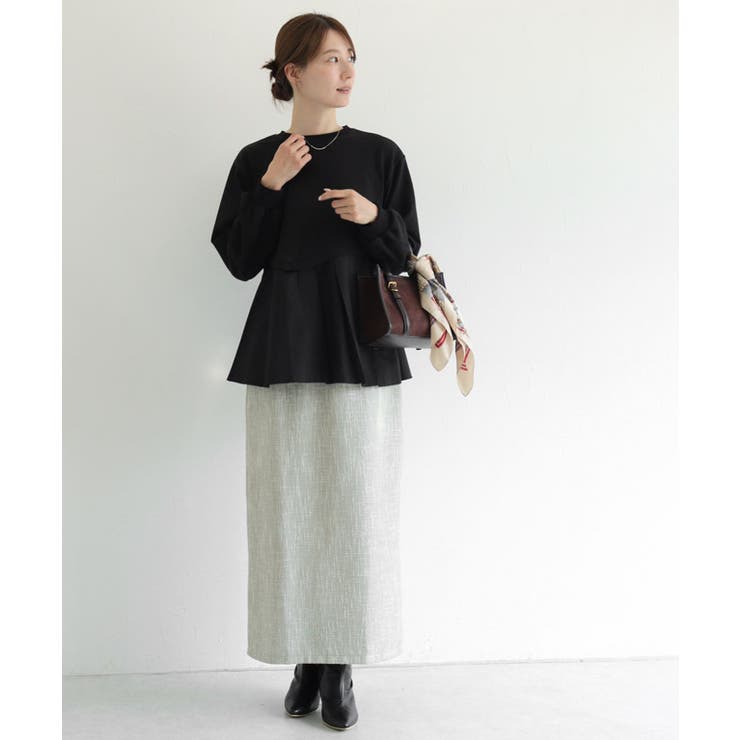 異素材ドッキングアシメプルオーバー プルオーバー アシメ | Pierrot | 詳細画像23 