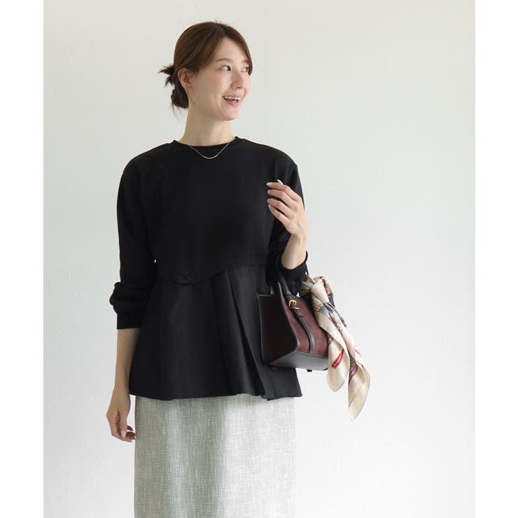 異素材ドッキングアシメプルオーバー プルオーバー アシメ | Pierrot | 詳細画像25 