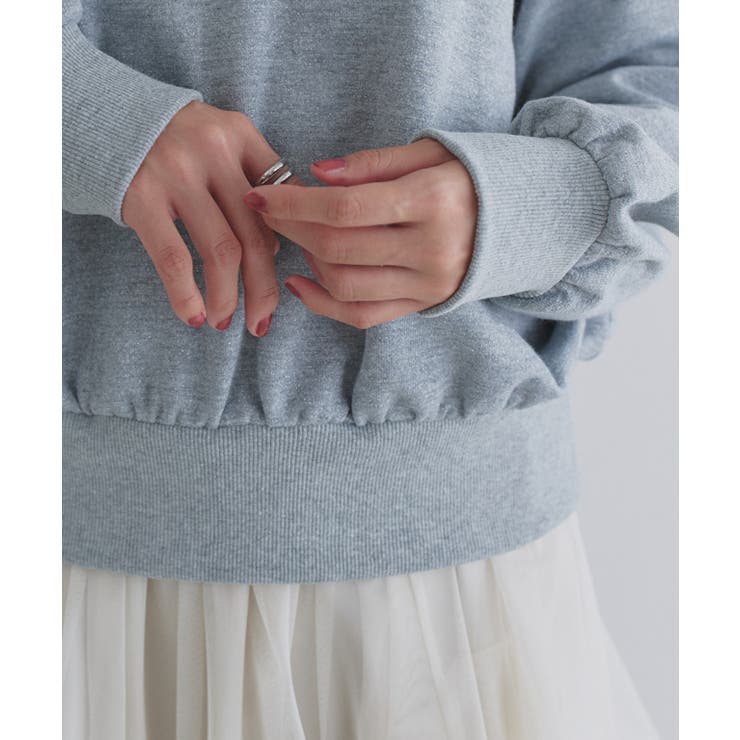 [ECLAM] ラメ入り刺繍ポロスウェット スウェット | Pierrot | 詳細画像6 