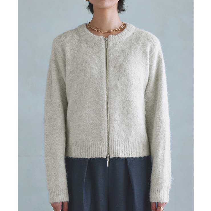 シャギーWジップカーディガン カーディガン Wジップ | Pierrot | 詳細画像6 