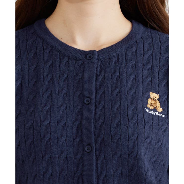 ケーブルポケットニットカーディガン カーディガン ニット | Pierrot | 詳細画像5 