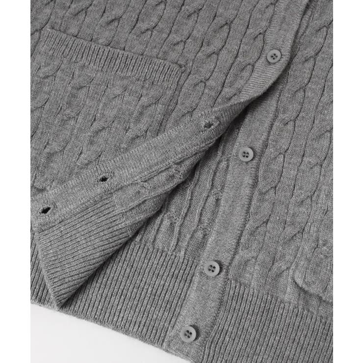 ケーブルポケットニットカーディガン カーディガン ニット | Pierrot | 詳細画像12 