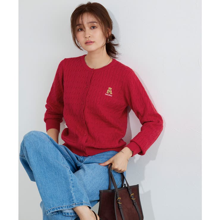 ケーブルポケットニットカーディガン カーディガン ニット | Pierrot | 詳細画像24 