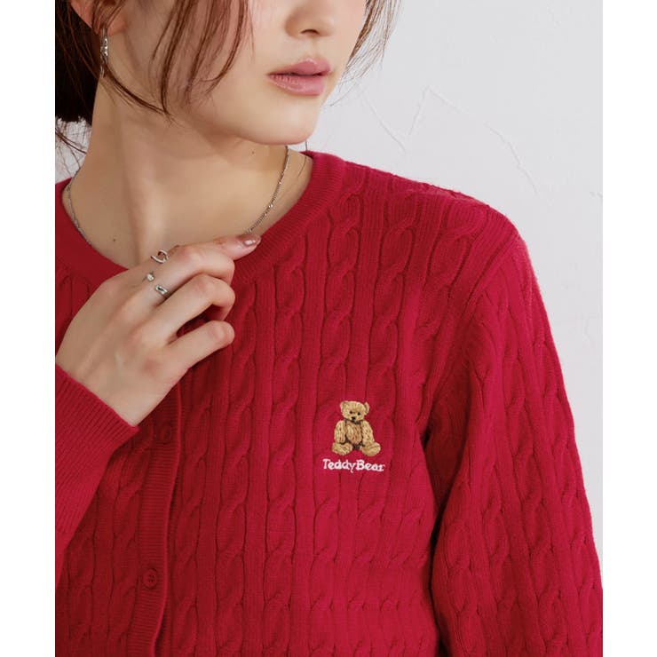 ケーブルポケットニットカーディガン カーディガン ニット | Pierrot | 詳細画像25 