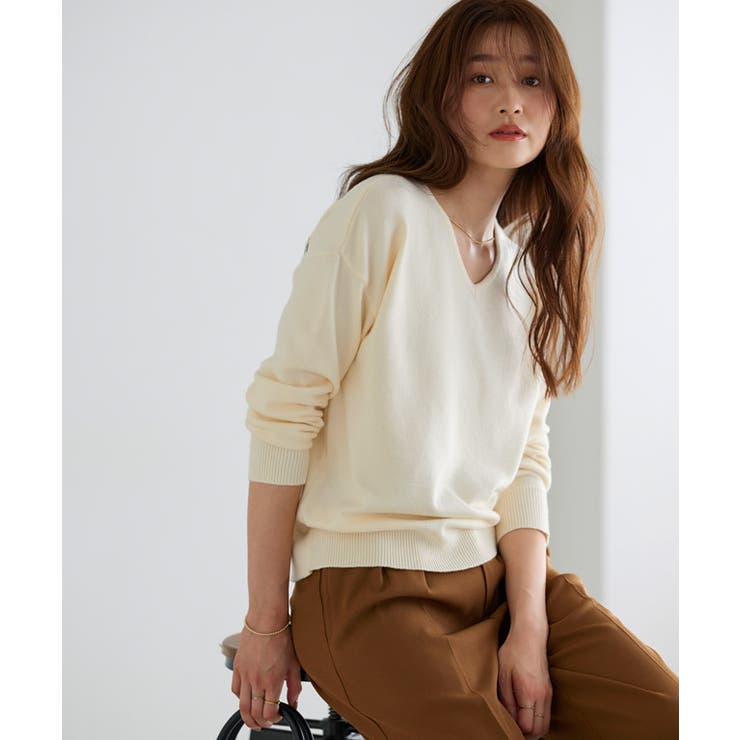 プレミアムカシミヤタッチオーバーサイズニット ニット オーバーサイズ | Pierrot | 詳細画像27 