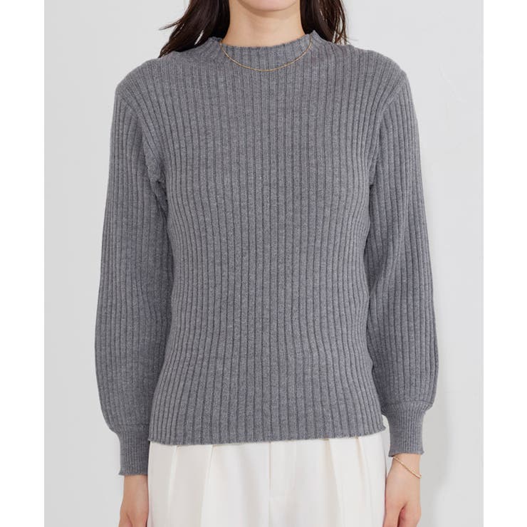 もっちりパフスリーブリブニット ニット パフスリーブ | Pierrot | 詳細画像9 