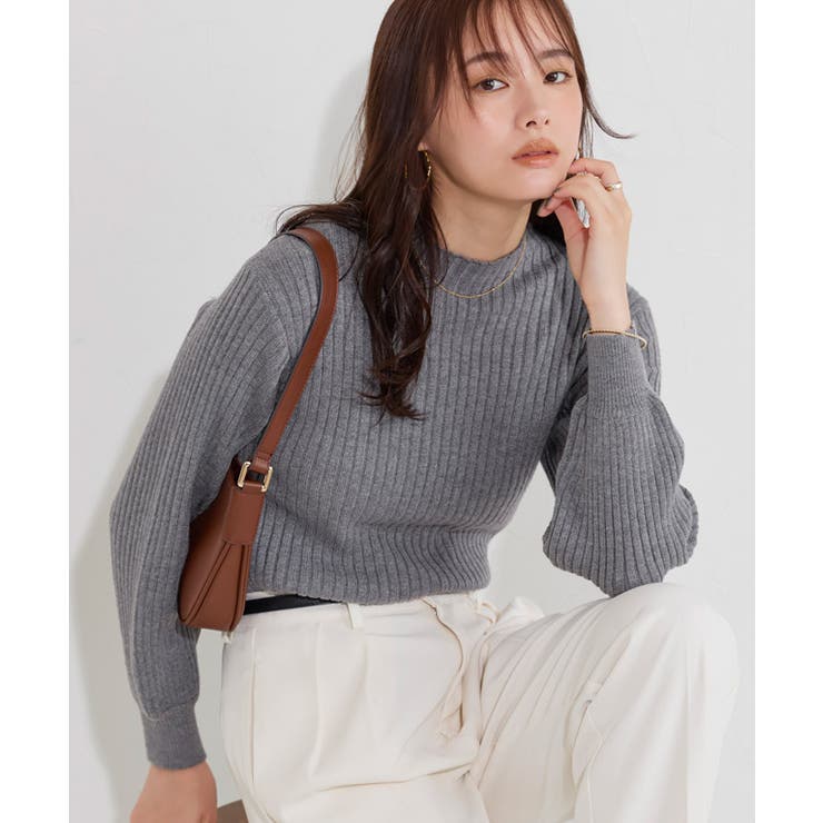 もっちりパフスリーブリブニット ニット パフスリーブ | Pierrot | 詳細画像26 