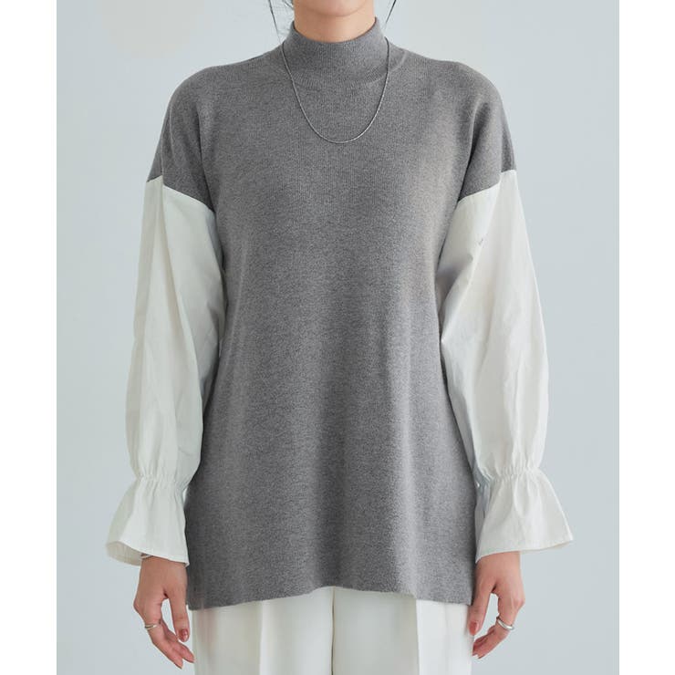 ベルト付きドッキングニット ニット ベルト付き | Pierrot | 詳細画像8 