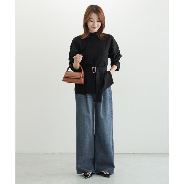 ベルト付きドッキングニット ニット ベルト付き | Pierrot | 詳細画像33 