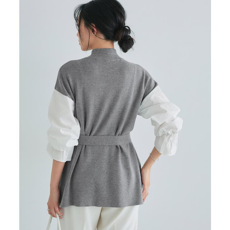 ベルト付きドッキングニット ニット ベルト付き | Pierrot | 詳細画像22 