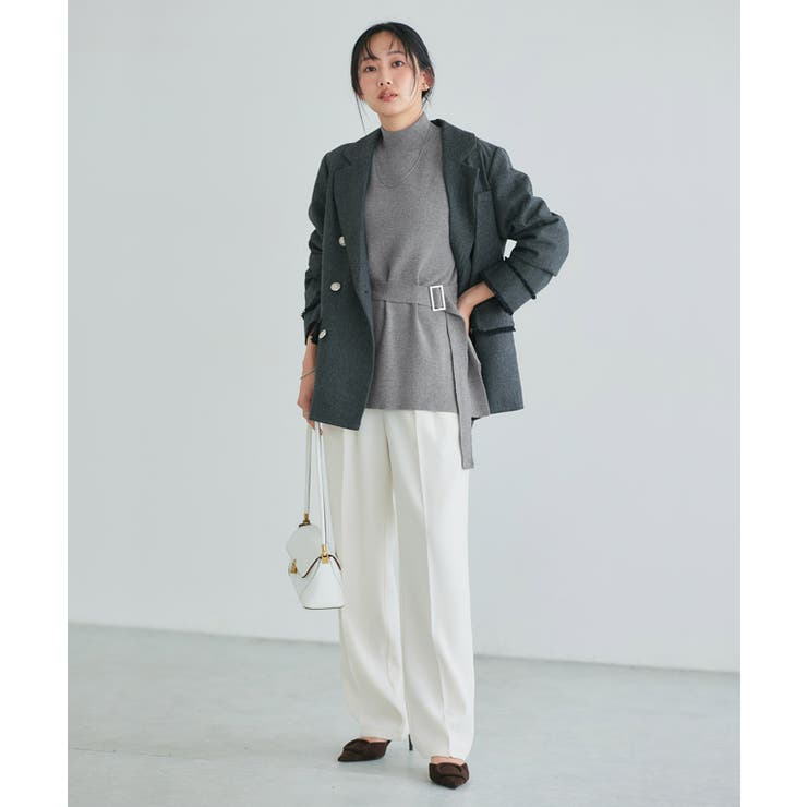 ベルト付きドッキングニット ニット ベルト付き | Pierrot | 詳細画像24 