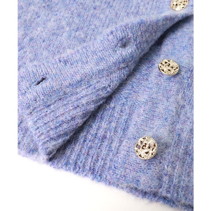 ウールミックスゴールドボタンニットカーディガン カーディガン ゴールドボタン | Pierrot | 詳細画像8 