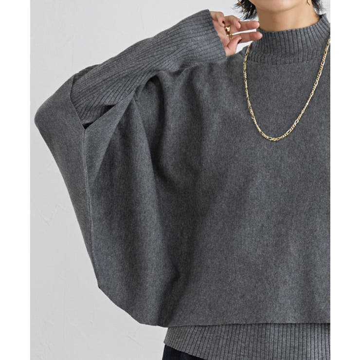 ケープアンサンブルリブニット ニット アンサンブル | Pierrot | 詳細画像9 