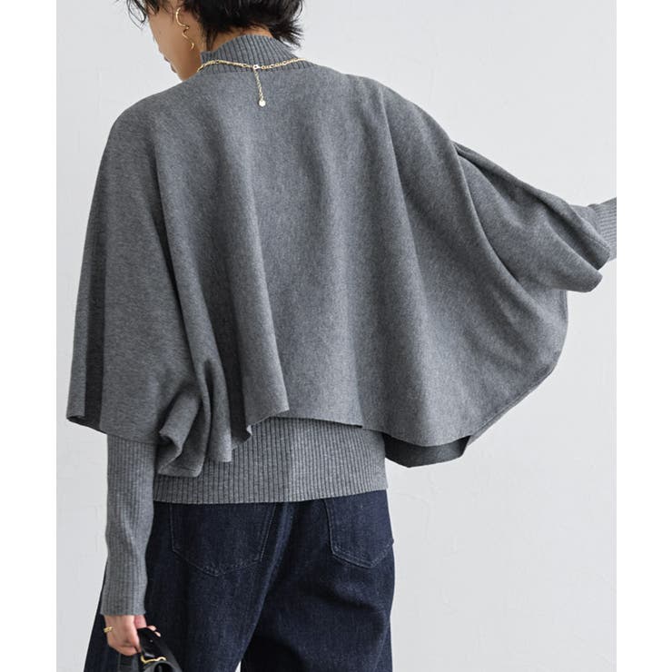 ケープアンサンブルリブニット ニット アンサンブル | Pierrot | 詳細画像12 