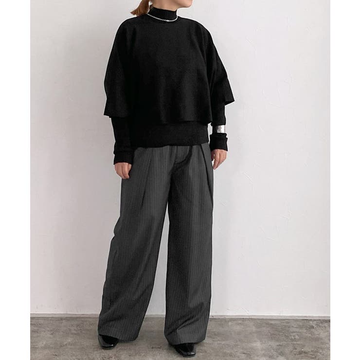 ケープアンサンブルリブニット ニット アンサンブル | Pierrot | 詳細画像31 