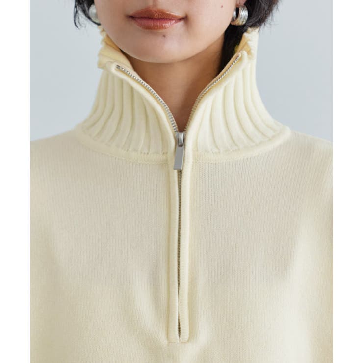 [RASW]ジップボックスニット ニット ジップ | Pierrot | 詳細画像5 