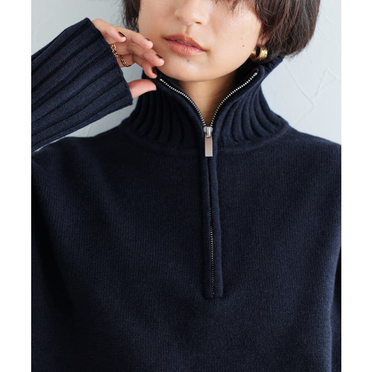 [RASW]ジップボックスニット ニット ジップ | Pierrot | 詳細画像28 