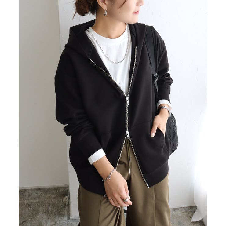 ダンボールスウェットダブルジップパーカー パーカー スウェット | Pierrot | 詳細画像20 