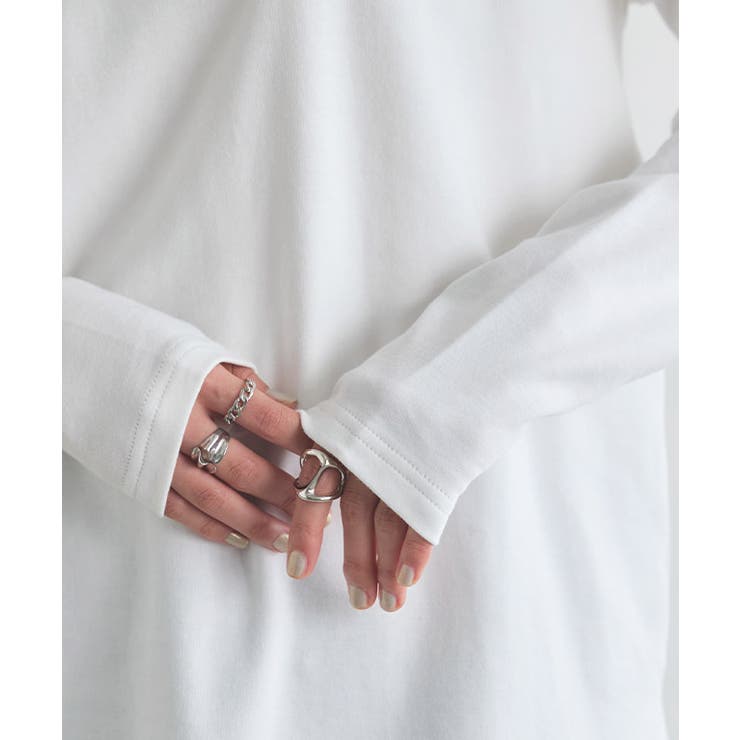 [RASW]コーマコットンベーシックロングスリーブTシャツ ロンT カジュアル | Pierrot | 詳細画像6 