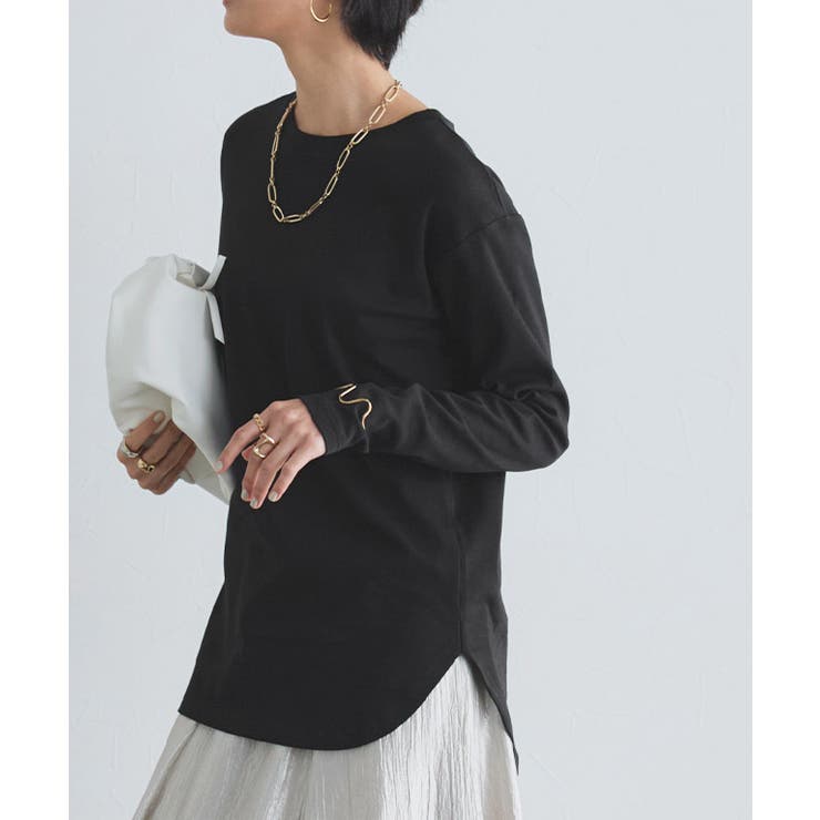 [RASW]コーマコットンベーシックロングスリーブTシャツ ロンT カジュアル | Pierrot | 詳細画像25 