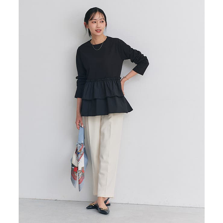 フリルドッキングプルオーバー 伸縮性 カットソー | Pierrot | 詳細画像27 