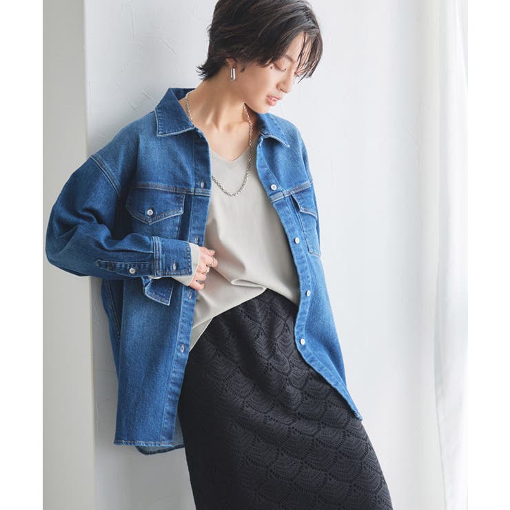 [RASW]多機能Vネックルーズニット ニット Vネック | Pierrot | 詳細画像23 