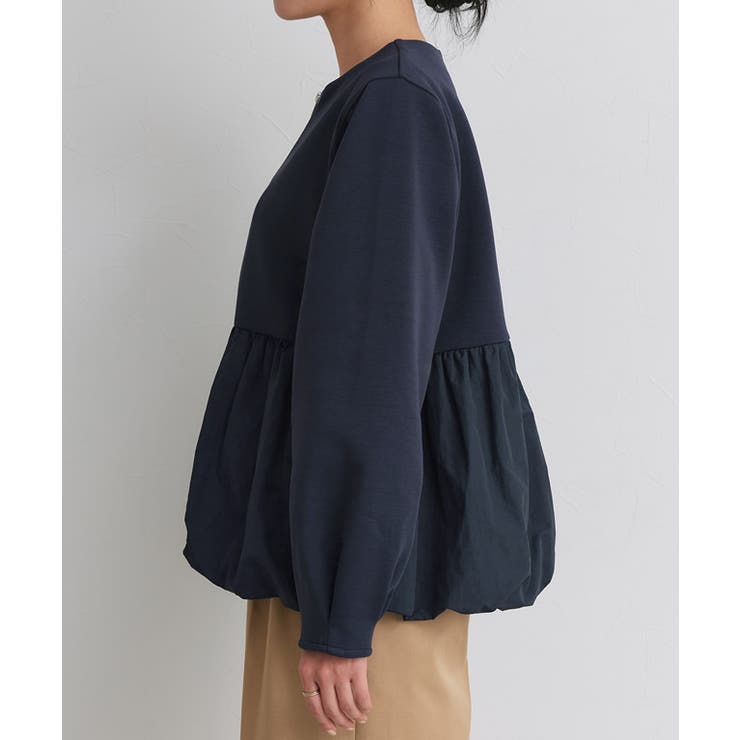 【UV 花粉対策】バルーンペプラムブルゾン 実用性 | Pierrot | 詳細画像10 