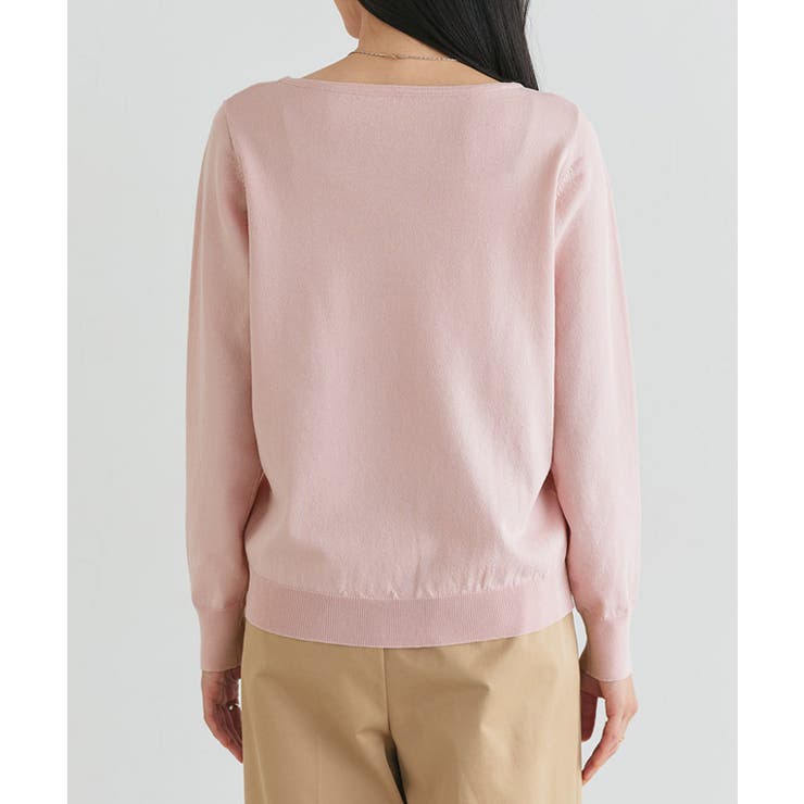 【UV ウォッシャブル】ネックが選べるニット 伸縮性 | Pierrot | 詳細画像13 