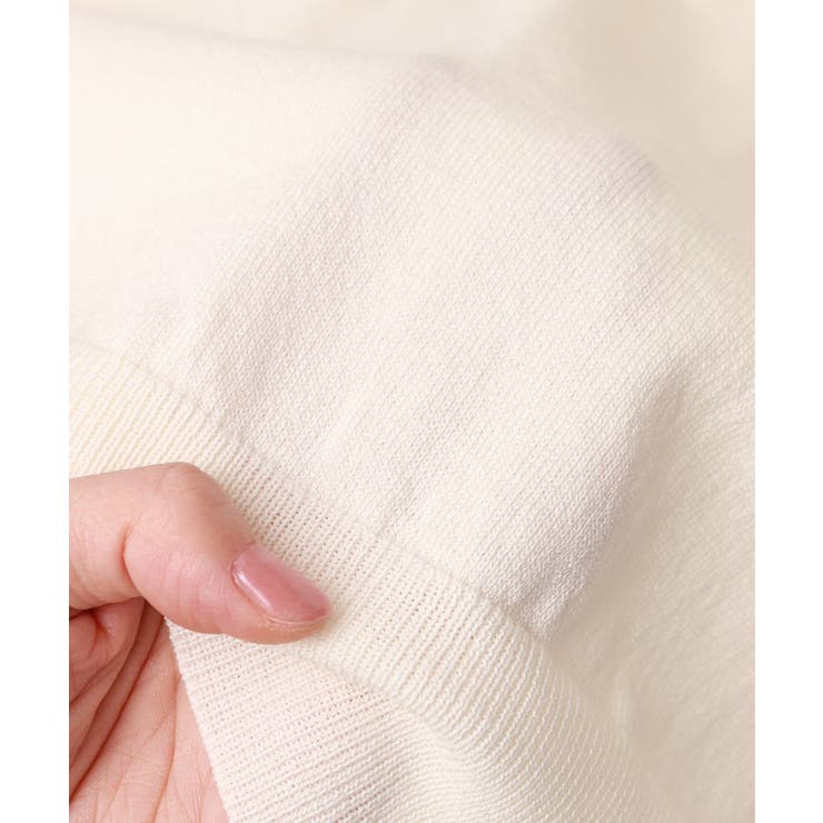 【UV ウォッシャブル】バルーンスリーブニット 伸縮性 | Pierrot | 詳細画像12 