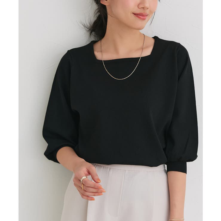 【UV ウォッシャブル】バルーンスリーブニット 伸縮性 | Pierrot | 詳細画像30 