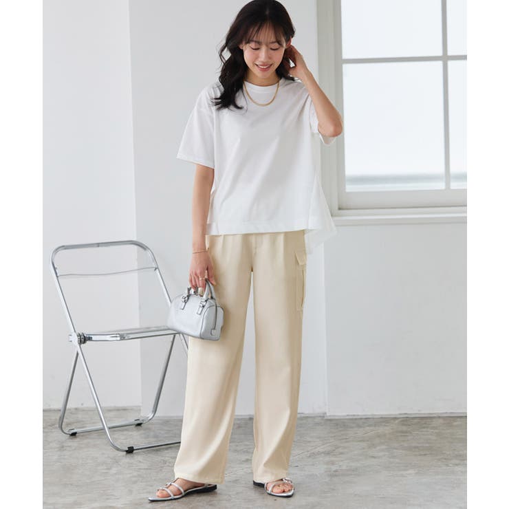バックフレアチュールドッキングTシャツ デイリー チュール | Pierrot | 詳細画像22 