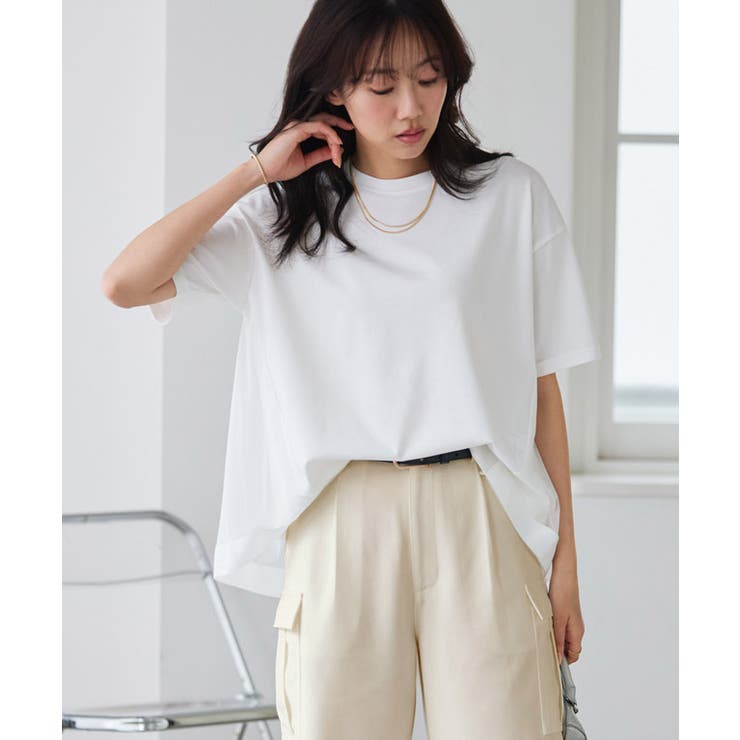 バックフレアチュールドッキングTシャツ デイリー チュール | Pierrot | 詳細画像24 