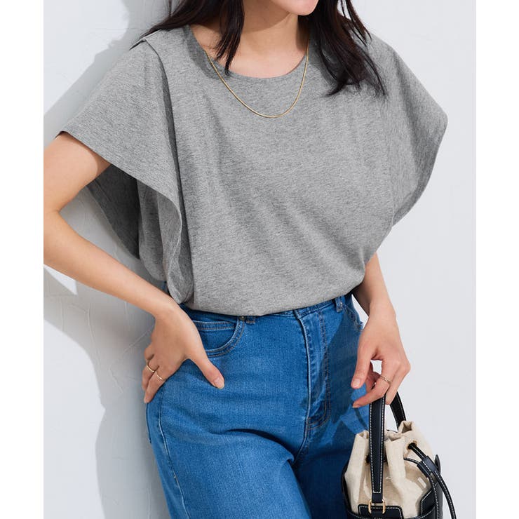 汗ジミ防止タックドルマンTシャツ コットン 撥水加工 | Pierrot | 詳細画像23 