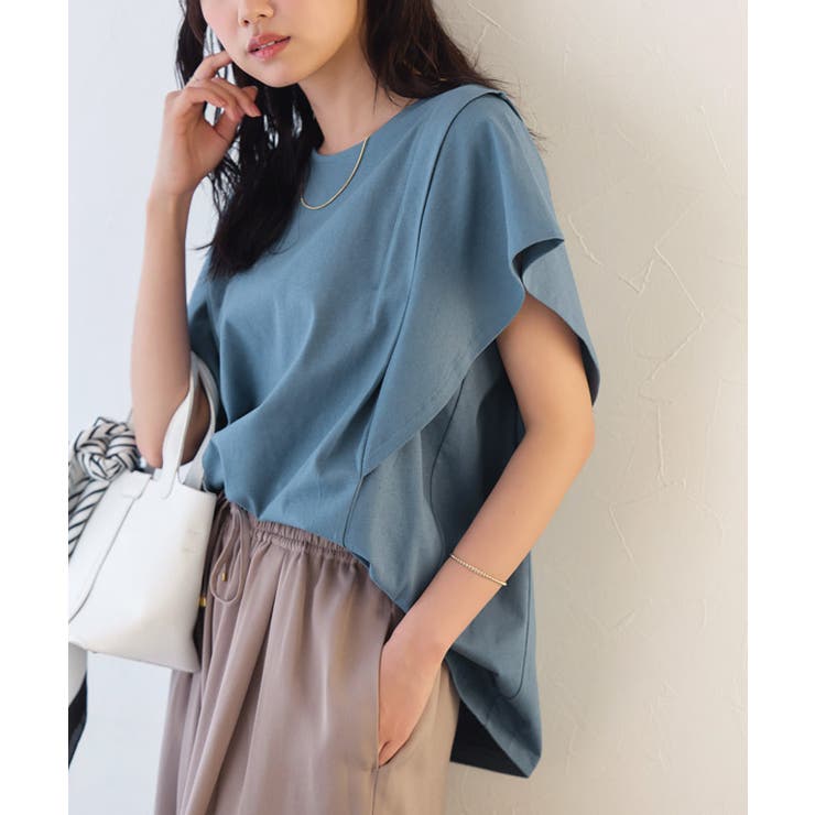 汗ジミ防止タックドルマンTシャツ コットン 撥水加工 | Pierrot | 詳細画像27 