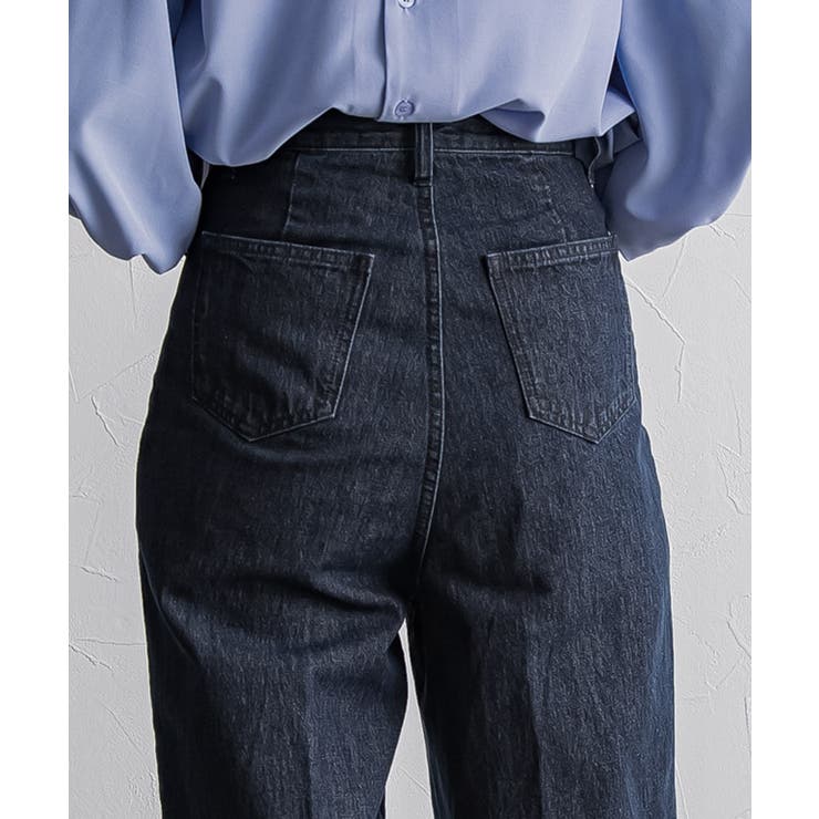 ワイドストレートターンバックデニム デニム パンツ | Pierrot | 詳細画像5 