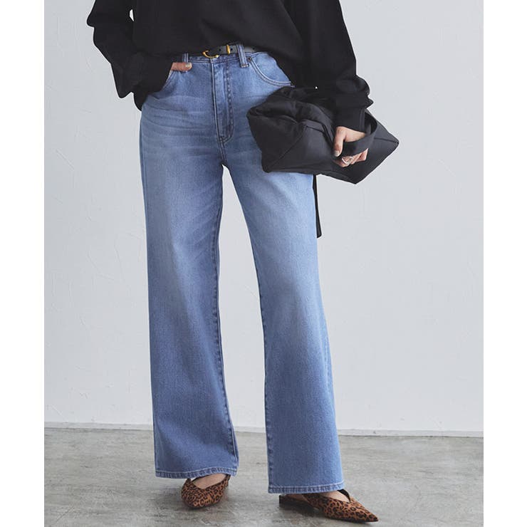 ノーマル/ブルー | [RASW]2typeストレートデニムパンツ デニム パンツ | Pierrot