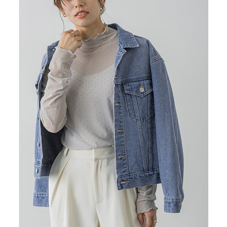 デニムジャケット デニム ジャケット[品番:PRTW0004634 デニムジャケット デニム ジャケット[品番:PRTW0004634