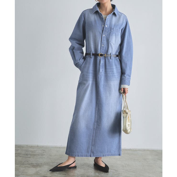 [RASW]デニムシャツワンピース デニム カジュアル | Pierrot | 詳細画像22 