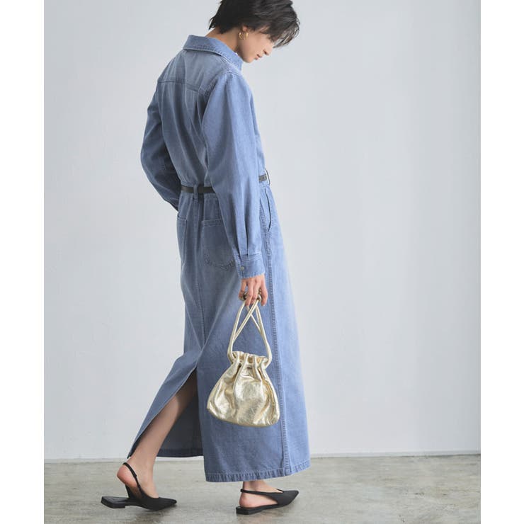 [RASW]デニムシャツワンピース デニム カジュアル | Pierrot | 詳細画像24 