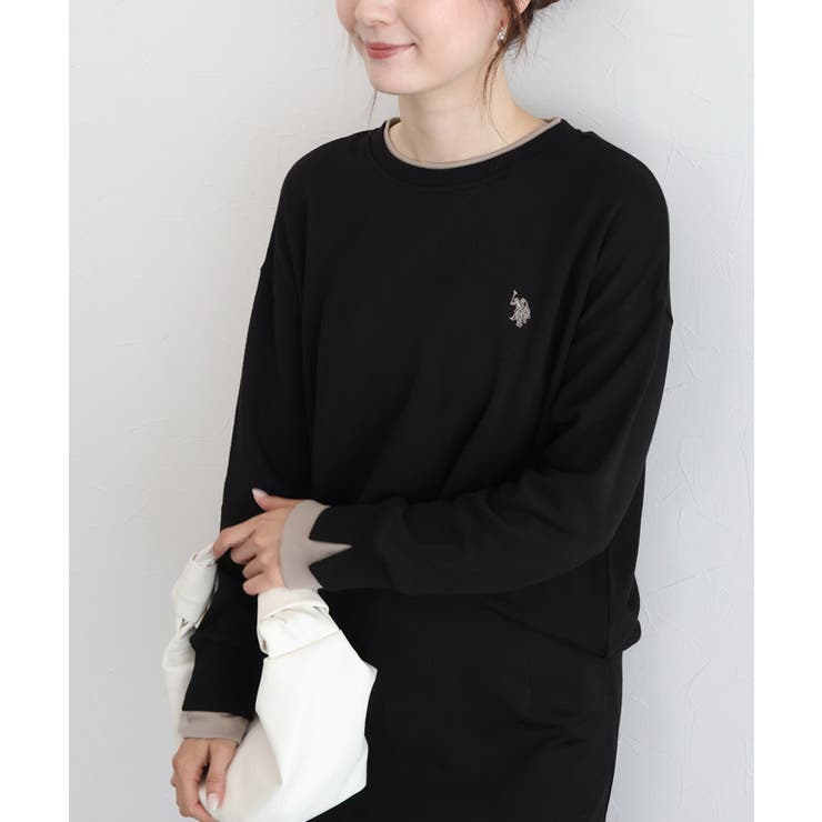 ブラック×グレージュ | U S POLO | Pierrot