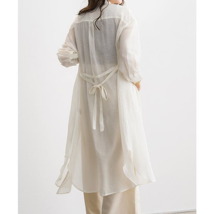 シースルーシャツワンピース ワンピース シャツワンピース シャツワンピ | Pierrot | 詳細画像9 