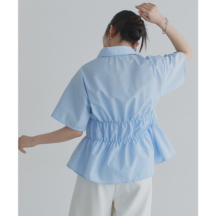 [ECLAM] ウエストシャーリングデザインブラウス ブラウス | Pierrot | 詳細画像6 